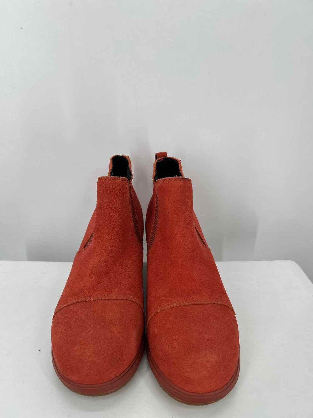Sorrelli Women Size 7.5 Orange Suede Ankle Boot