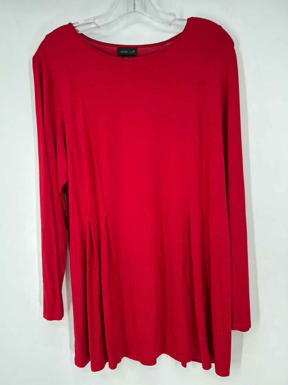 J Jill Size L Red Long Sleeve