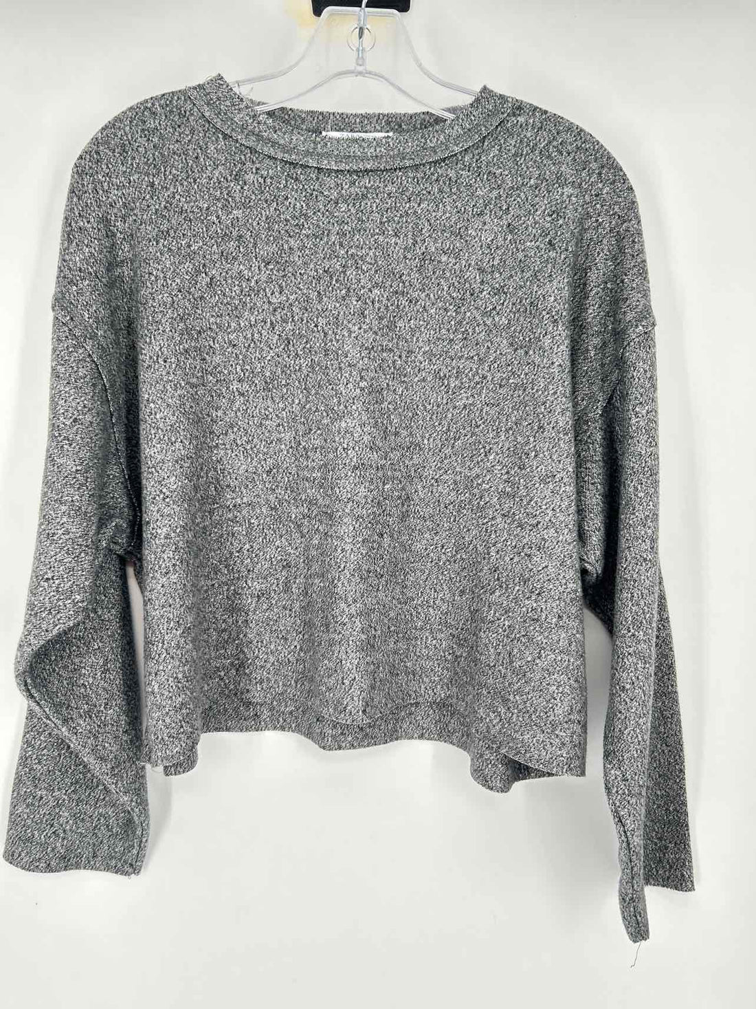Zara Size S Heathered Gray Sweater