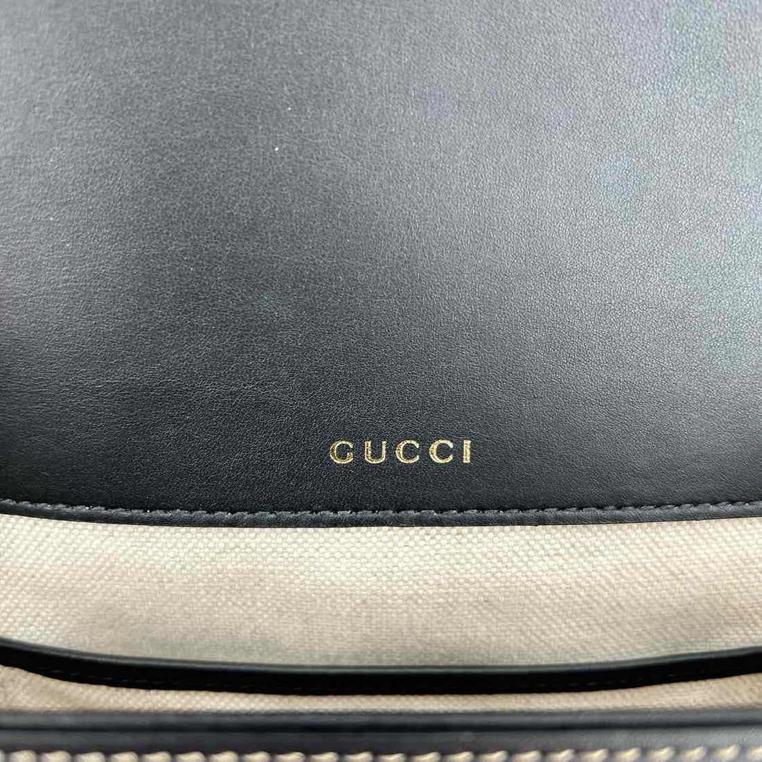 Gucci GG Supreme Horsebit 1955 Black Signature Crossbody