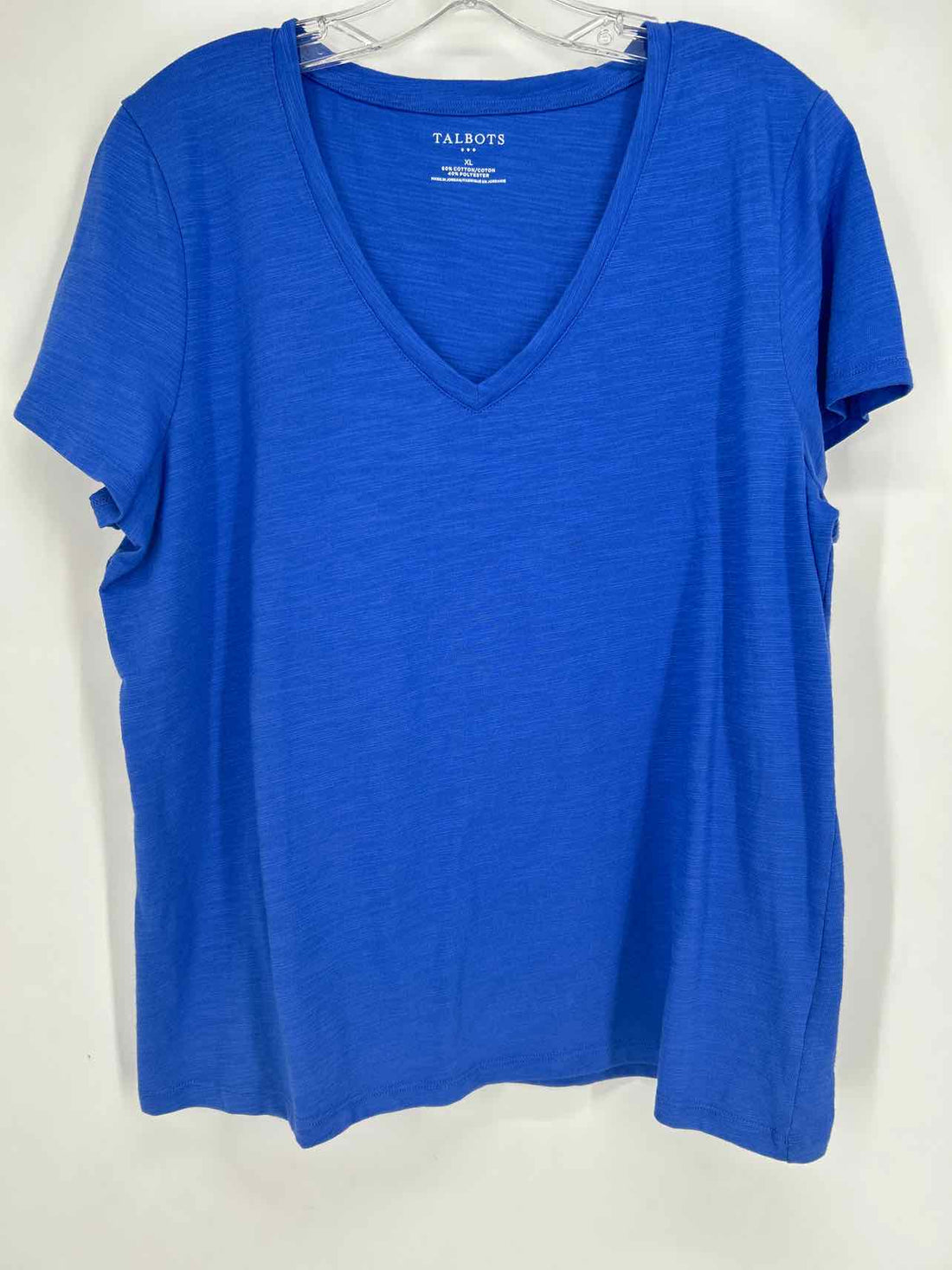 Talbots Size XL Lapis Short Sleeve