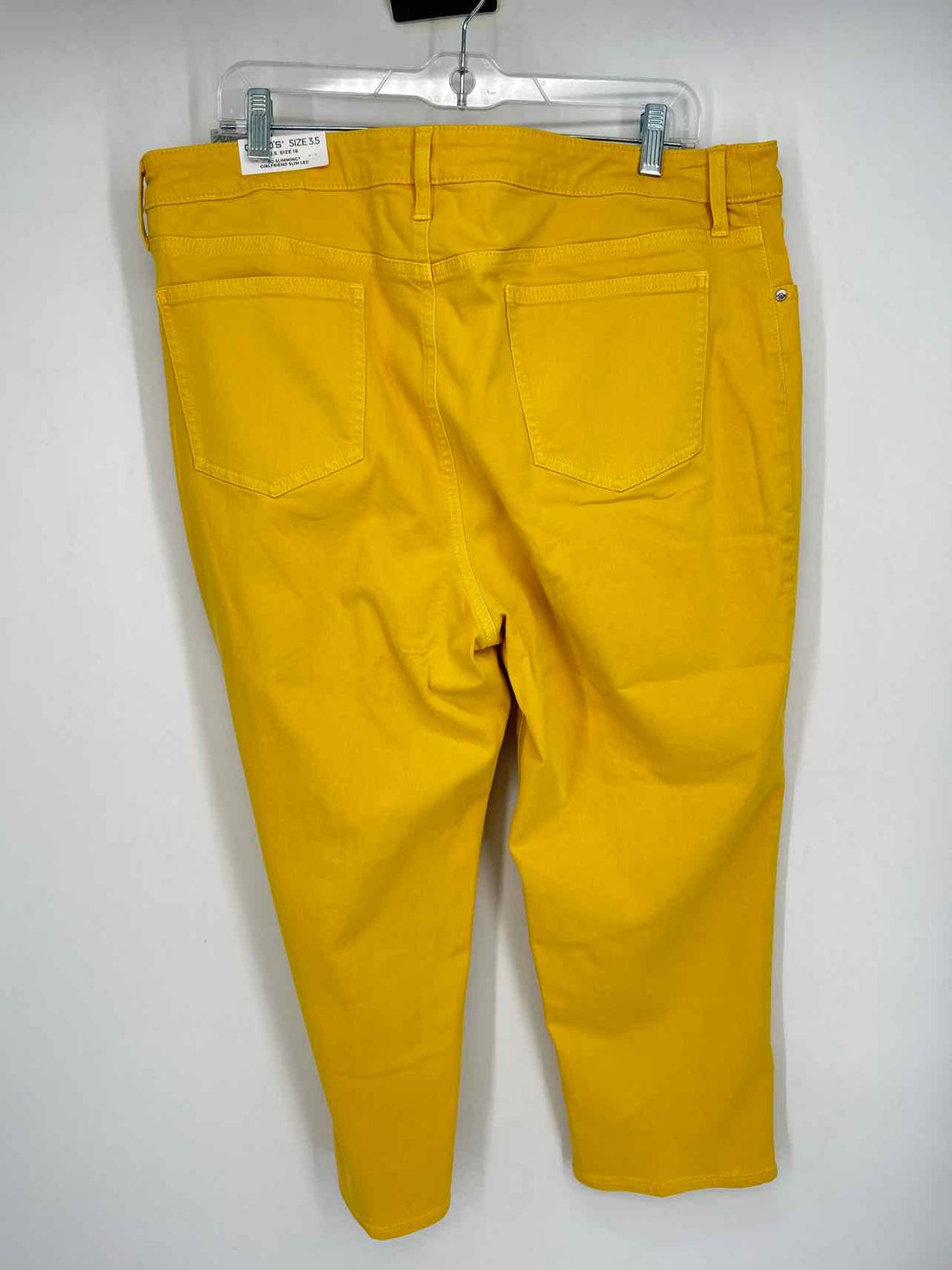 Chicos Size 18 Yellow NWT Pants