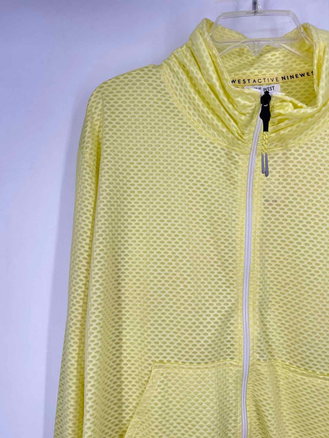 Nine West Active Size L Yellow Active Jacket