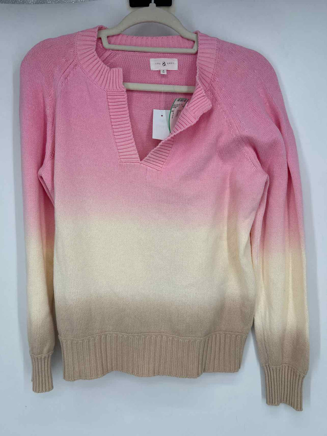 Lou & Grey Size S Pink Fade Sweater