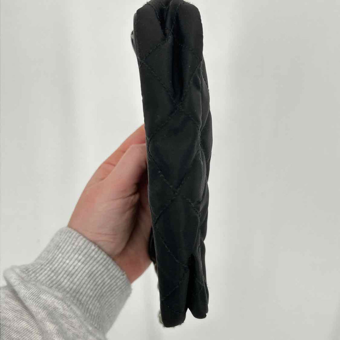 Prada Tessuto Quilted Mini Black Vintage LUXURY