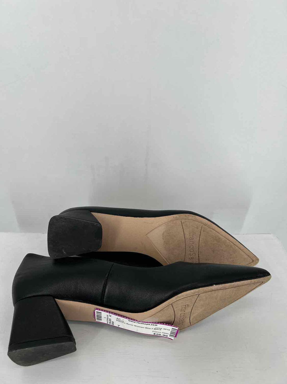 Franco Sarto Women Size 7 Black Heels