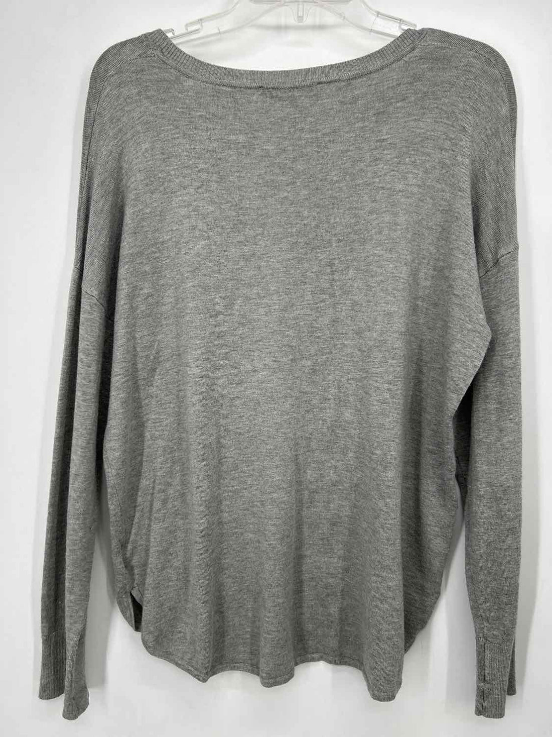 Ellen Tracy Size L Gray Sweater