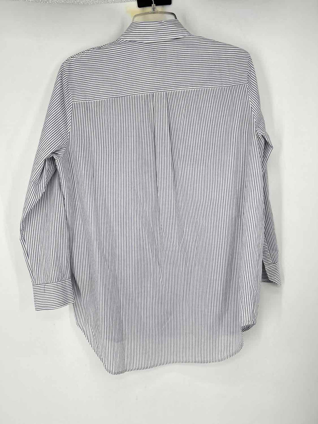 Scotch & Soda Size 1/S White & Navy Striped Long Sleeve