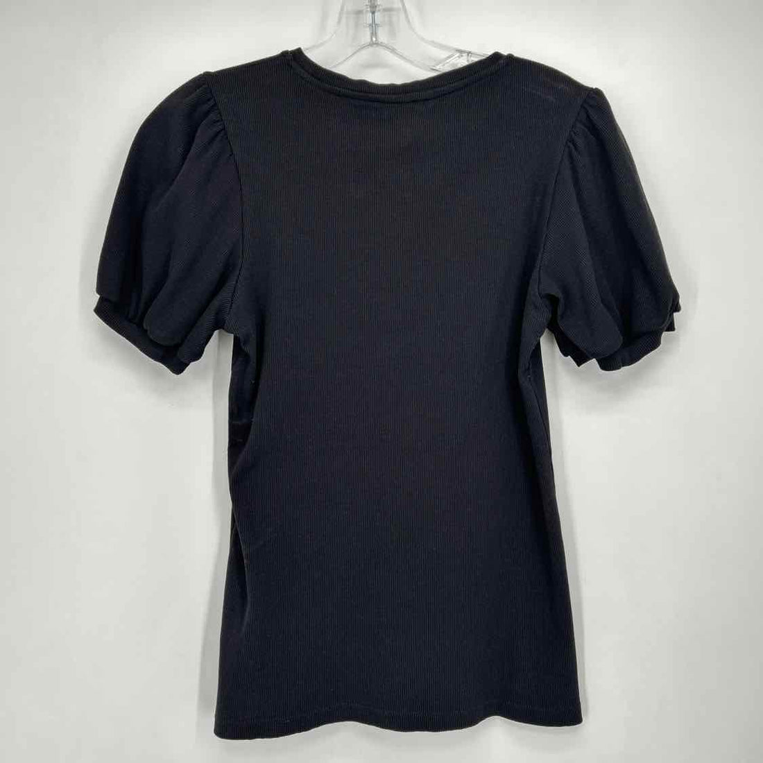 Saint + Sofia Size 10 Black Short Sleeve
