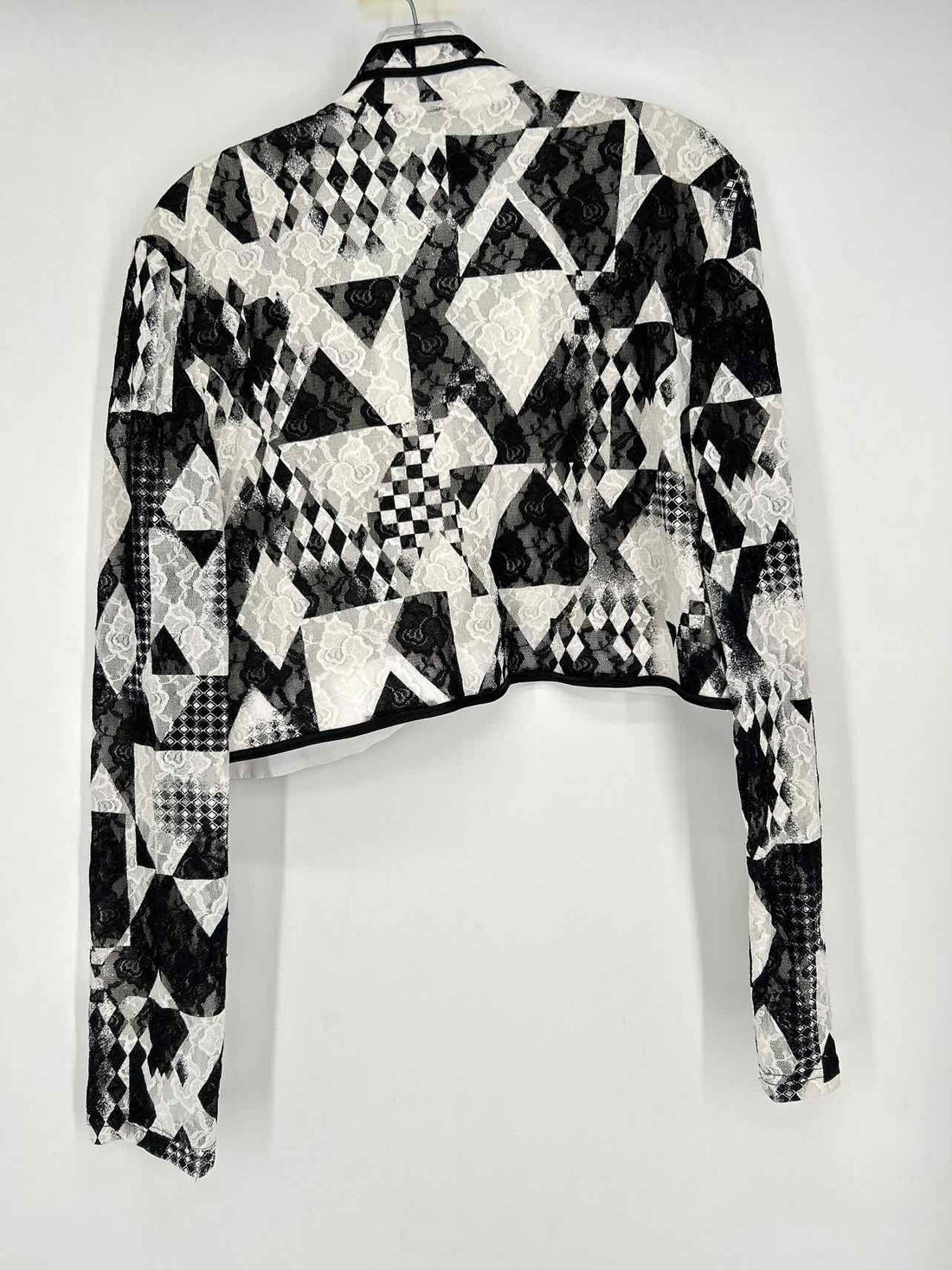 Joseph Ribkoff Size 16 Black & White Print Lace Multi-Piece Set