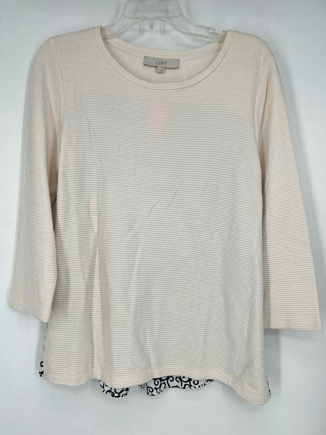 Loft Size S Cream Long Sleeve