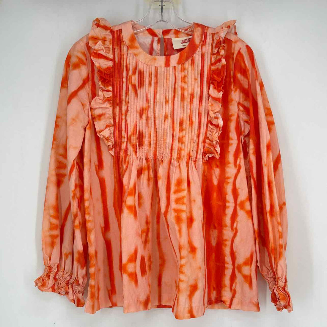 Samant Chauhan Size XS Orange Tie Dye Long Sleeve