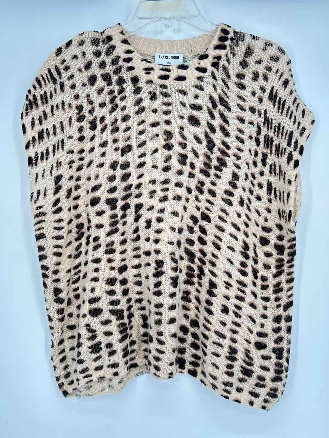 LNA Clothing Size S Cheetah Short Sleeve