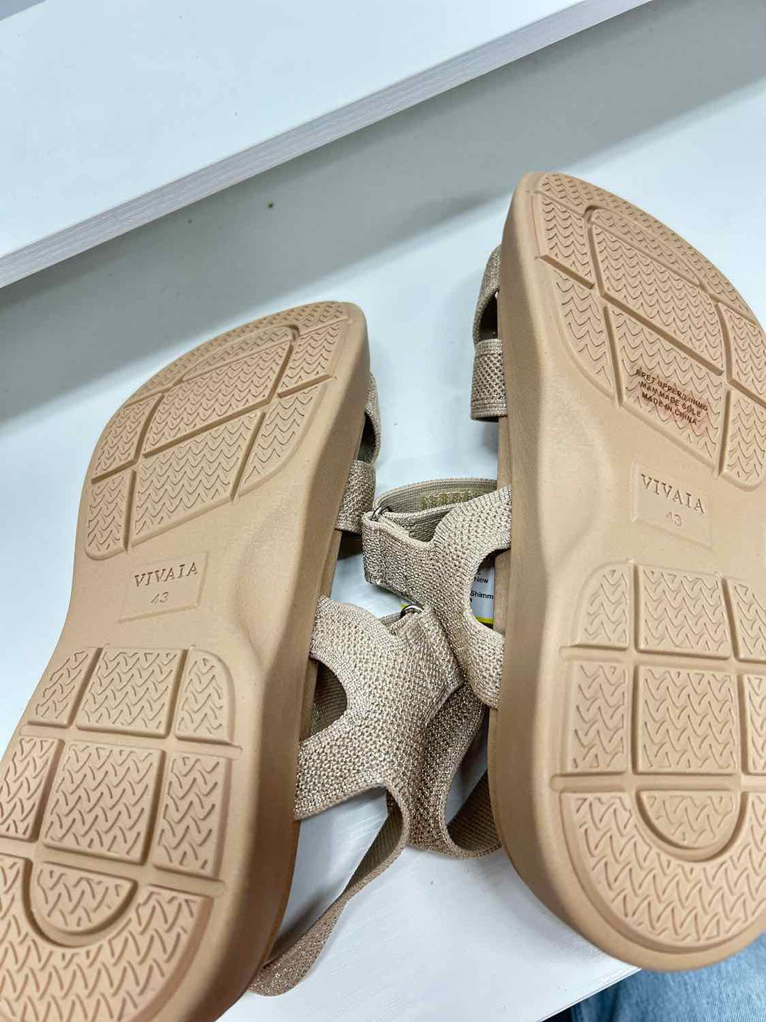 Vivaia Women Size 11 Khaki New Sandals