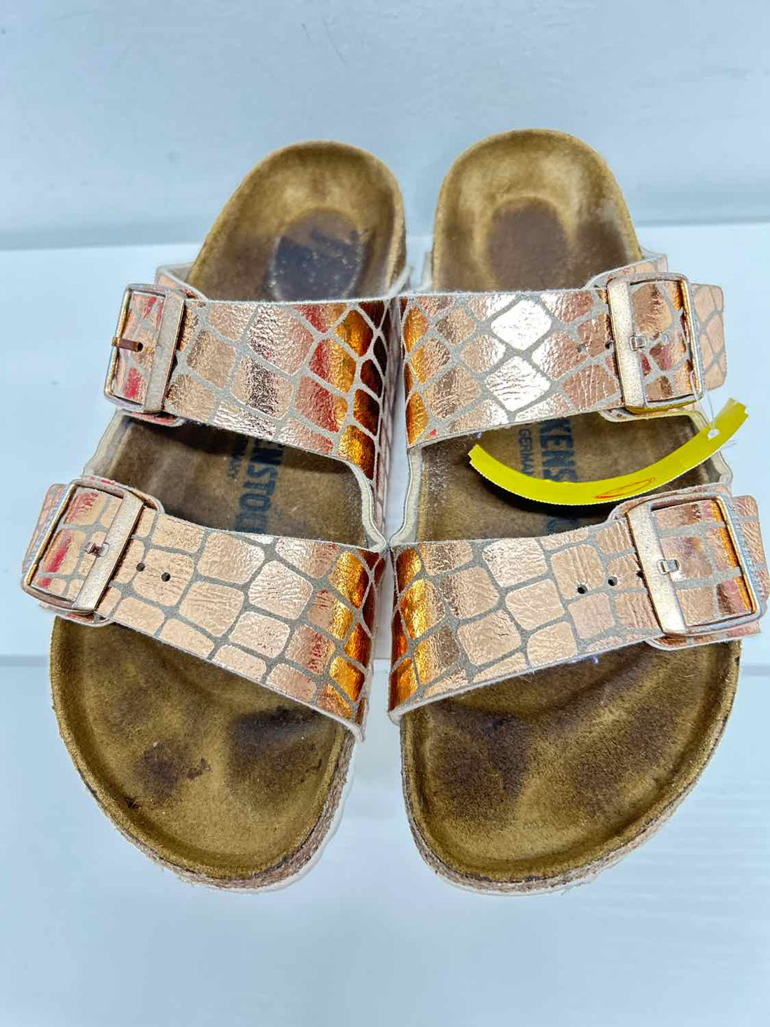 Birkenstock Women Size 38 (7.5-8) Rose Gold Sandals
