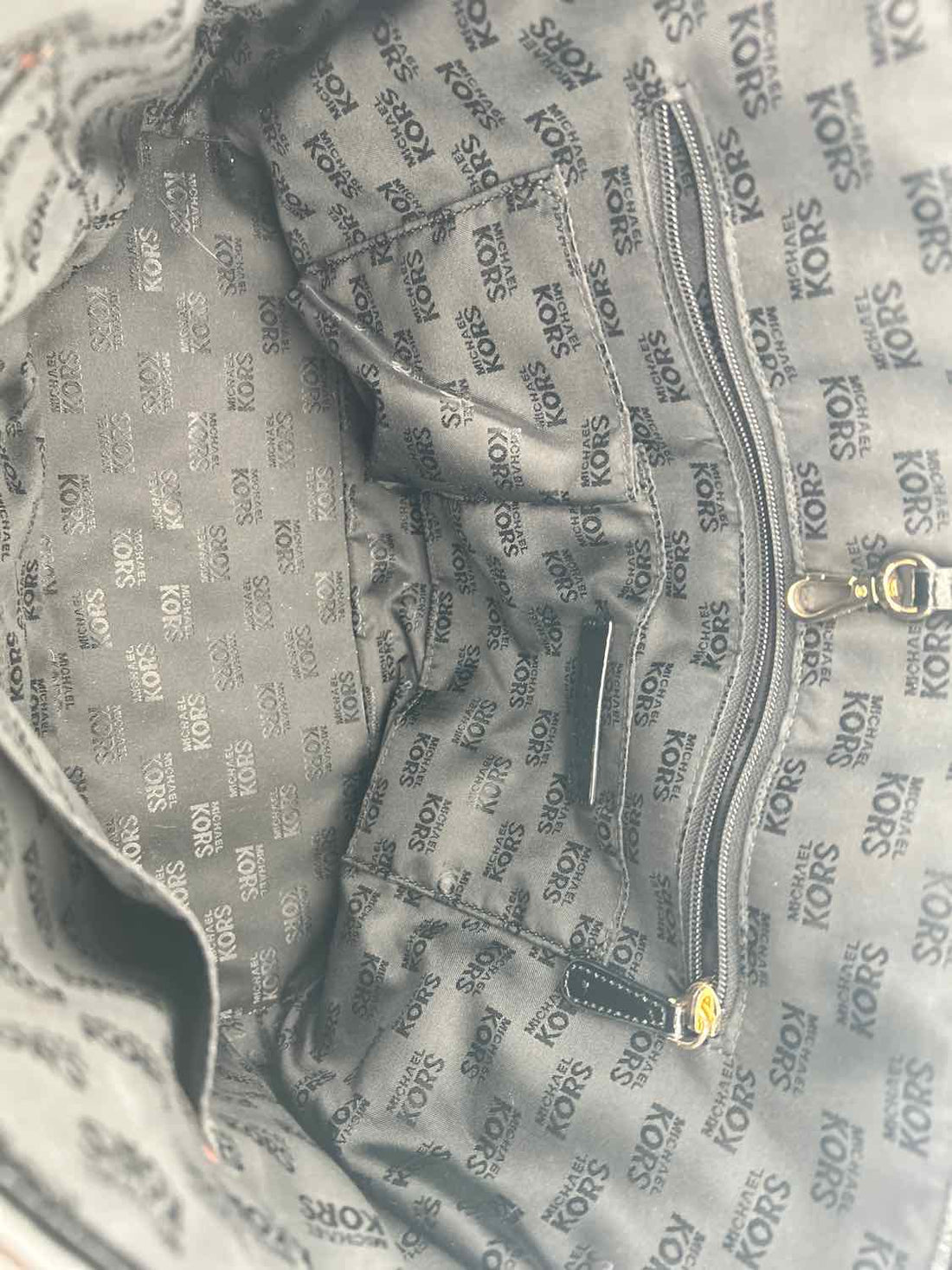 Michael Kors Black MK Tote Purse