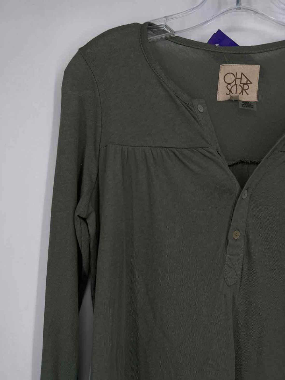 Chaser Size S Green Long Sleeve