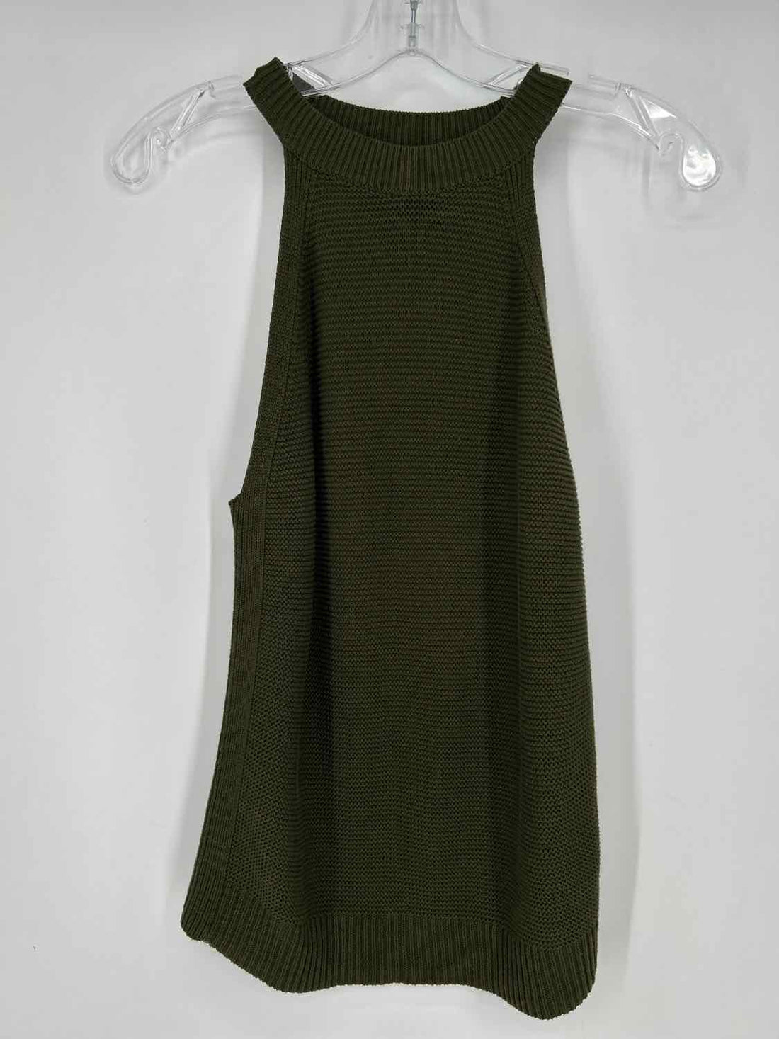 Banana Republic Size XS Dark Green Knit Tank Top