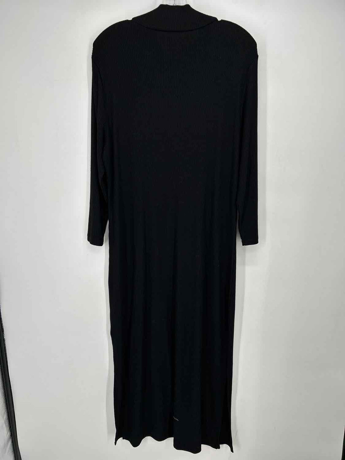 Banana Republic Size XL Tall Black Ribbed NWT Dress