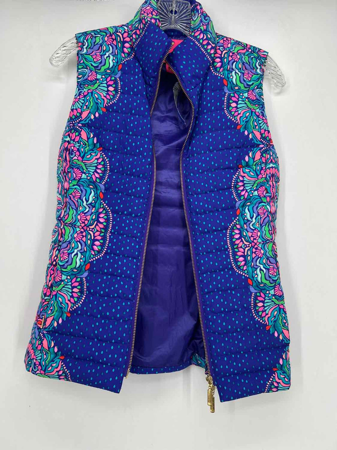 Lilly Pulitzer Size XS Purple Print Vest
