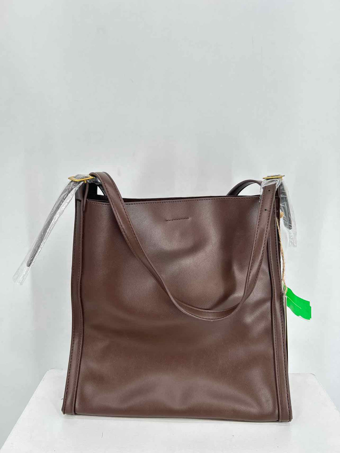 Antik Kraft Dark Brown Faux Leather NWT Tote