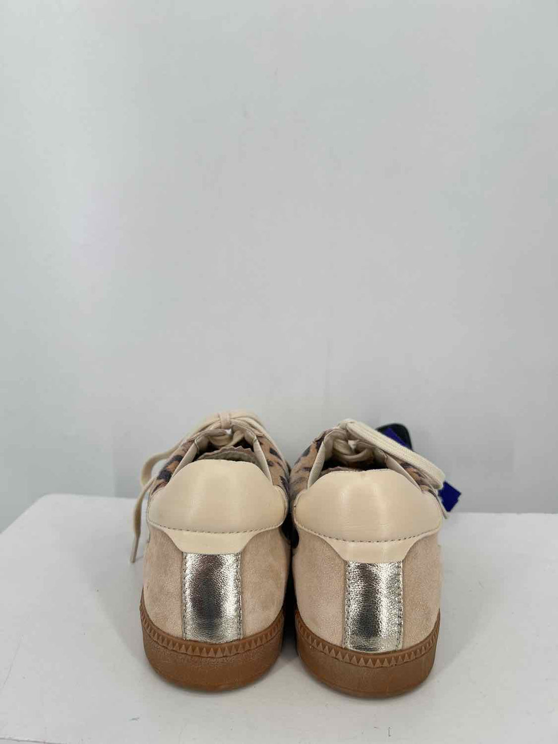 Dolce Vita Notice Women Size 7.5 Beige Leopard Sneakers
