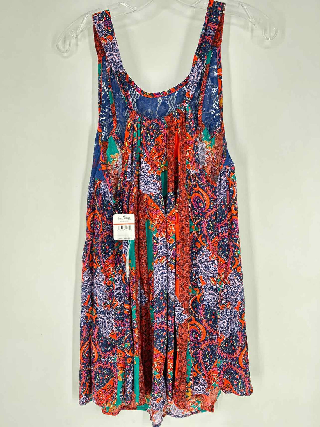 Intimately FP Size XS Blue Orange Print NWT Sleeveless