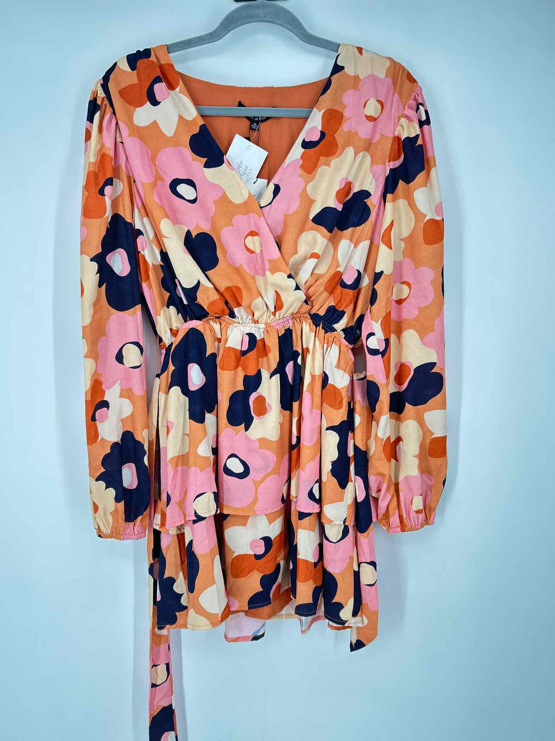 Strut & Bolt Size M Orange Floral NWT Dress
