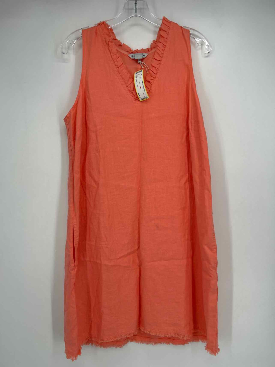 Tommy Bahama Size L Peach Linen Dress