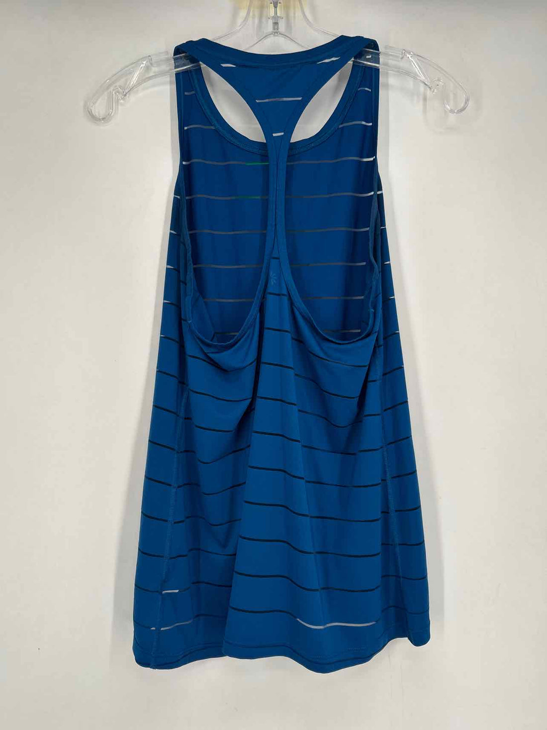 Athleta Size S Navy Striped Active Tops