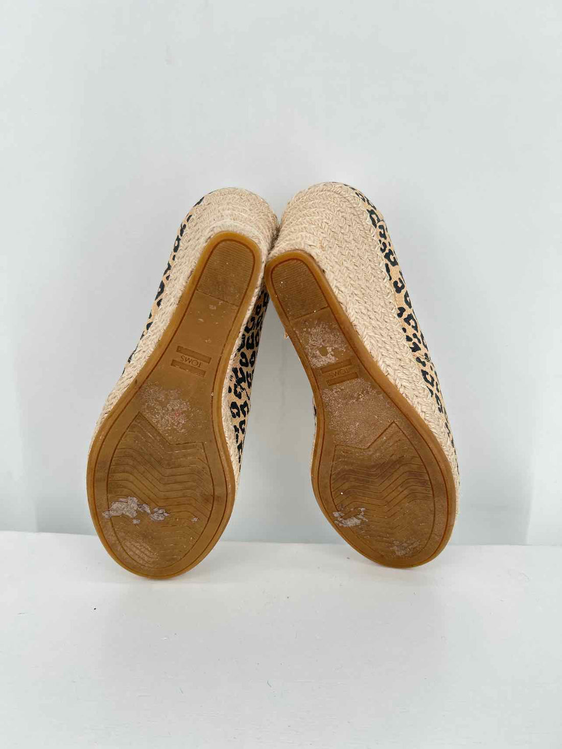 Toms Women Size 7 Cheetah Espadrilles Wedges