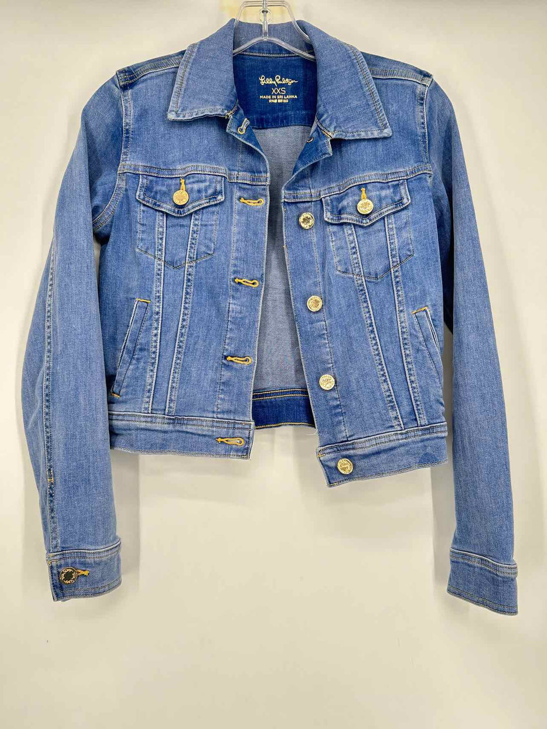 Lilly Pulitzer XXS Denim Lilly Pulitzer Jacket