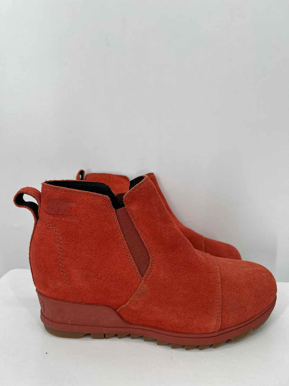 Sorrelli Women Size 7.5 Orange Suede Ankle Boot