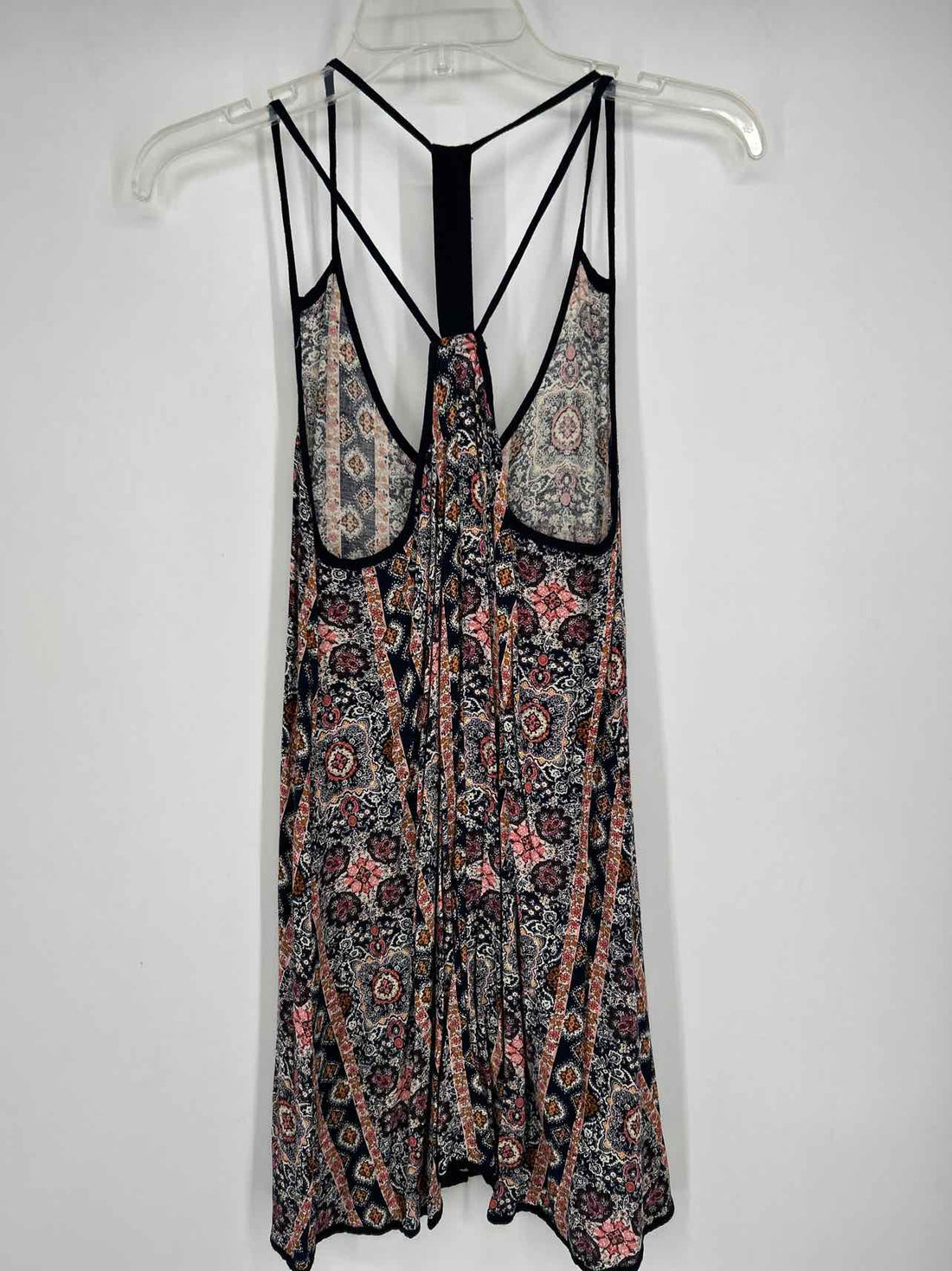 Earthbound Size S Navy Print Sleeveless Dress