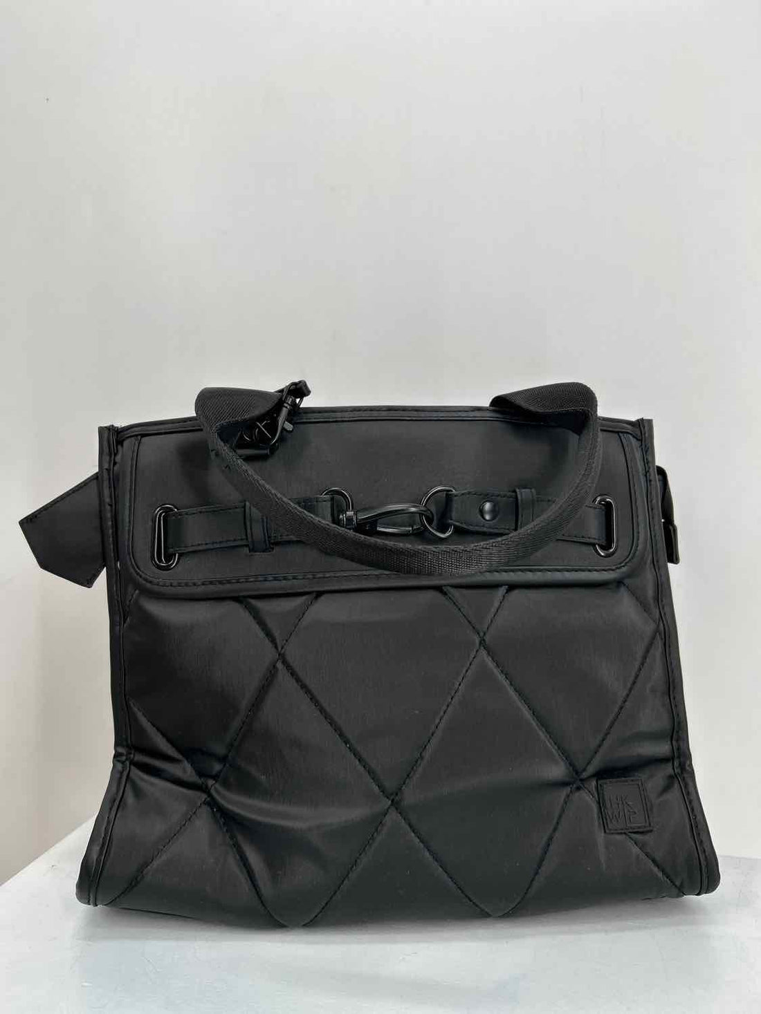 IHKWIP Black Quilted Satchel