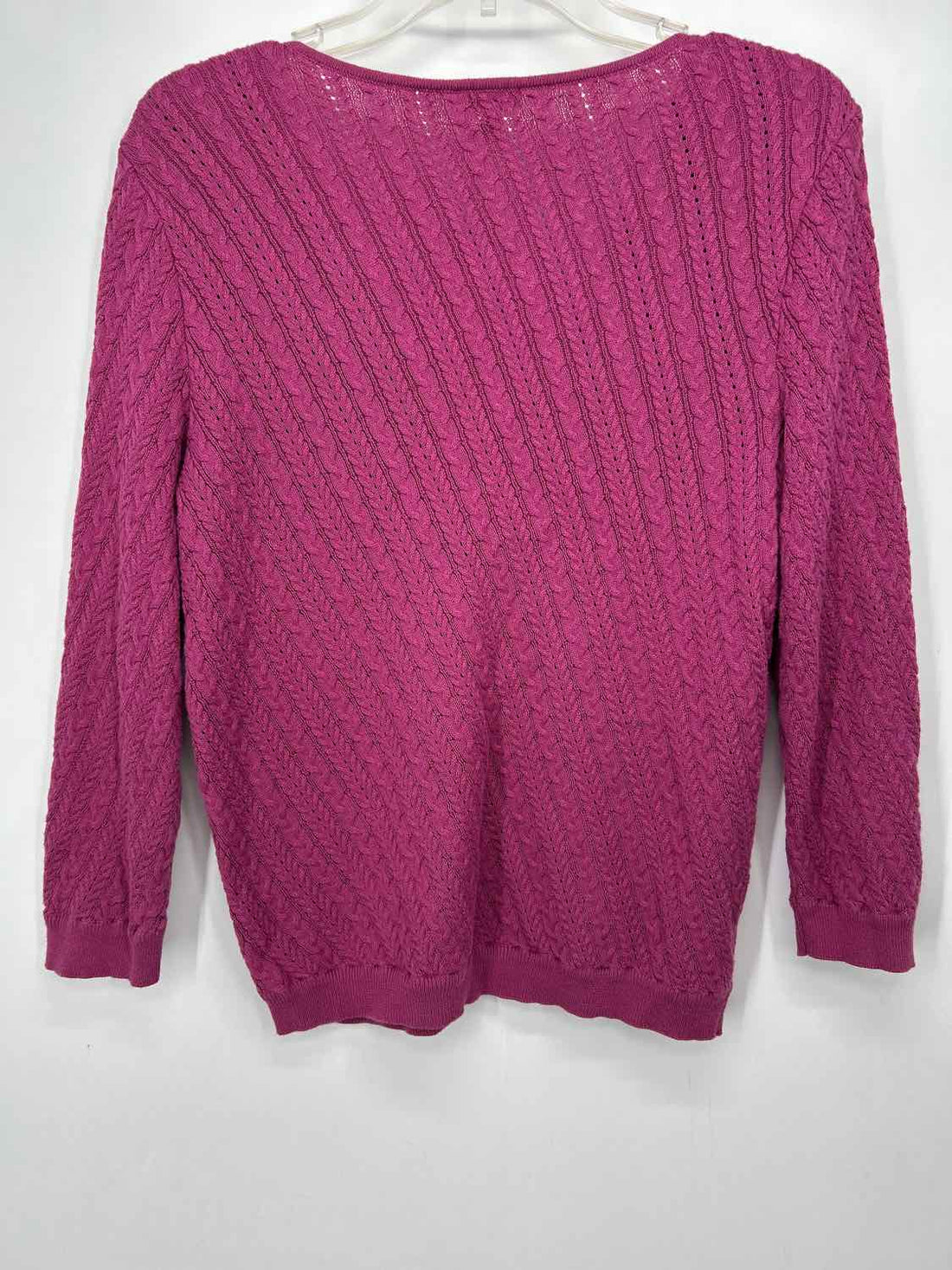 Talbots Size L Purple Sweater