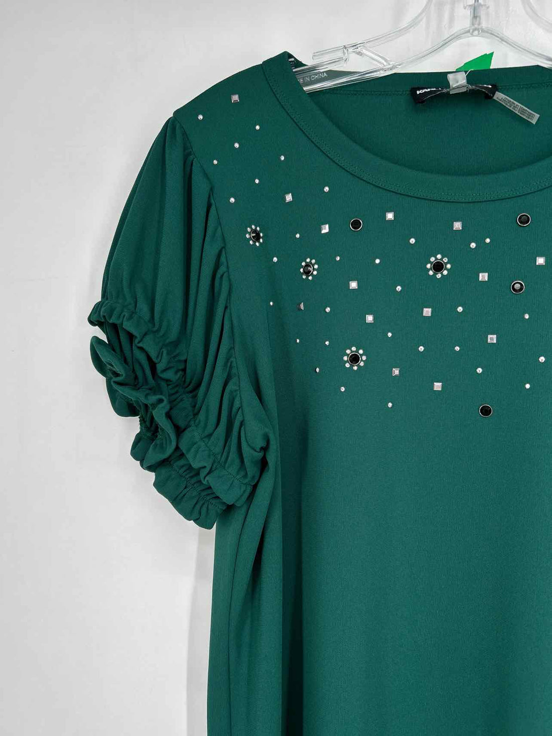 Karl Lagerfeld Size M Green Short Sleeve