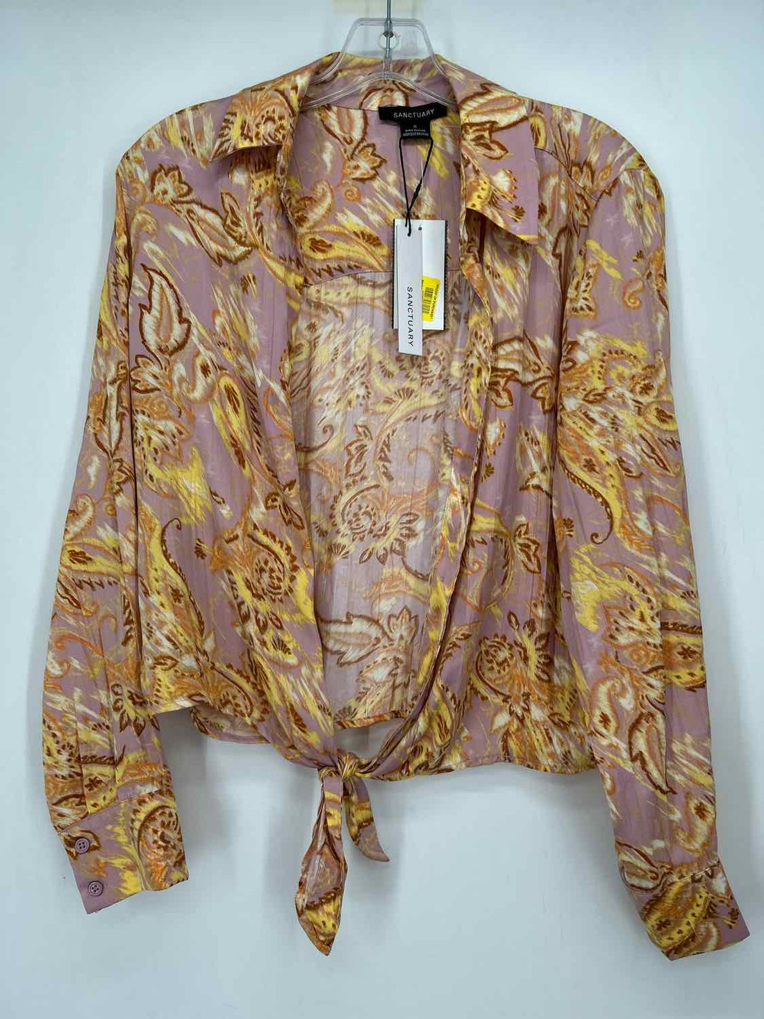 Sanctuary Size S Pink & yellow print NWT Long Sleeve