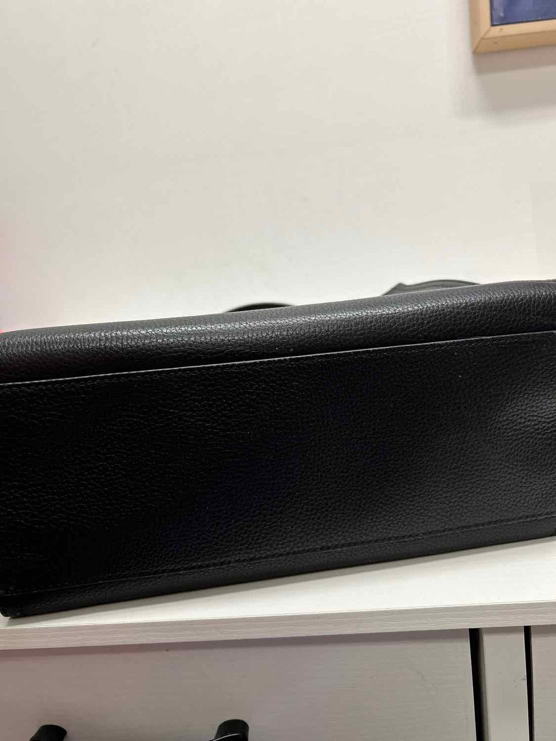 Kate Spade Black Pebbled Leather Pre Owned Satchel