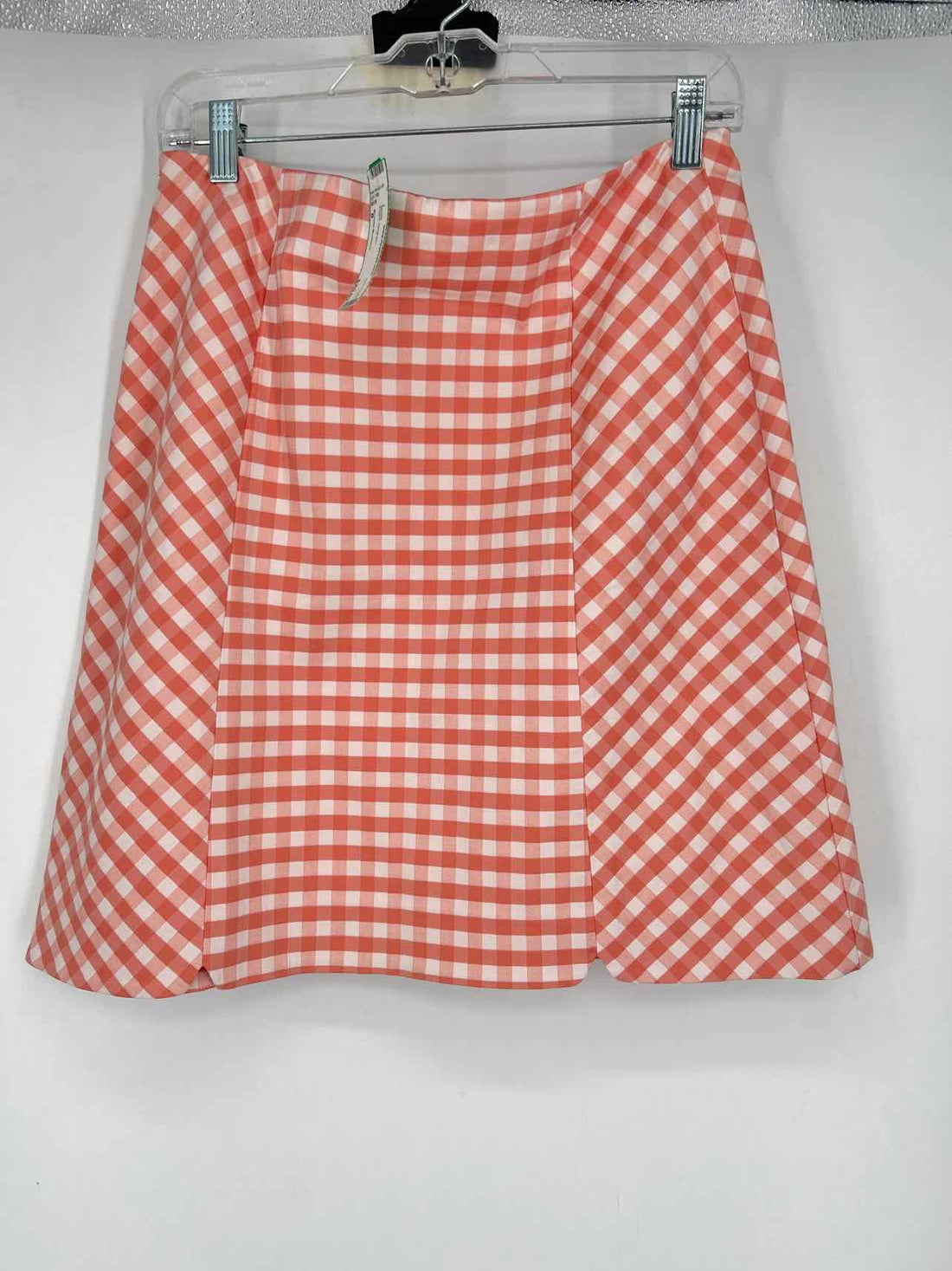 Brooks Brothers Size 8 Peach Gingham Skirts