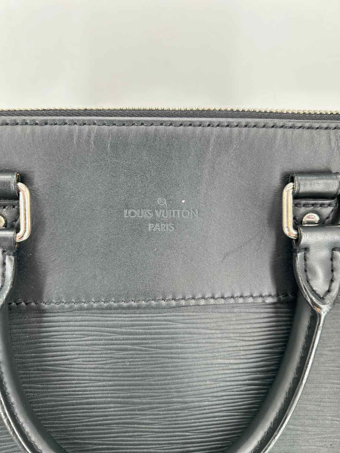 Louis Vuitton Black Epi Porte Documents Jour Briefcase