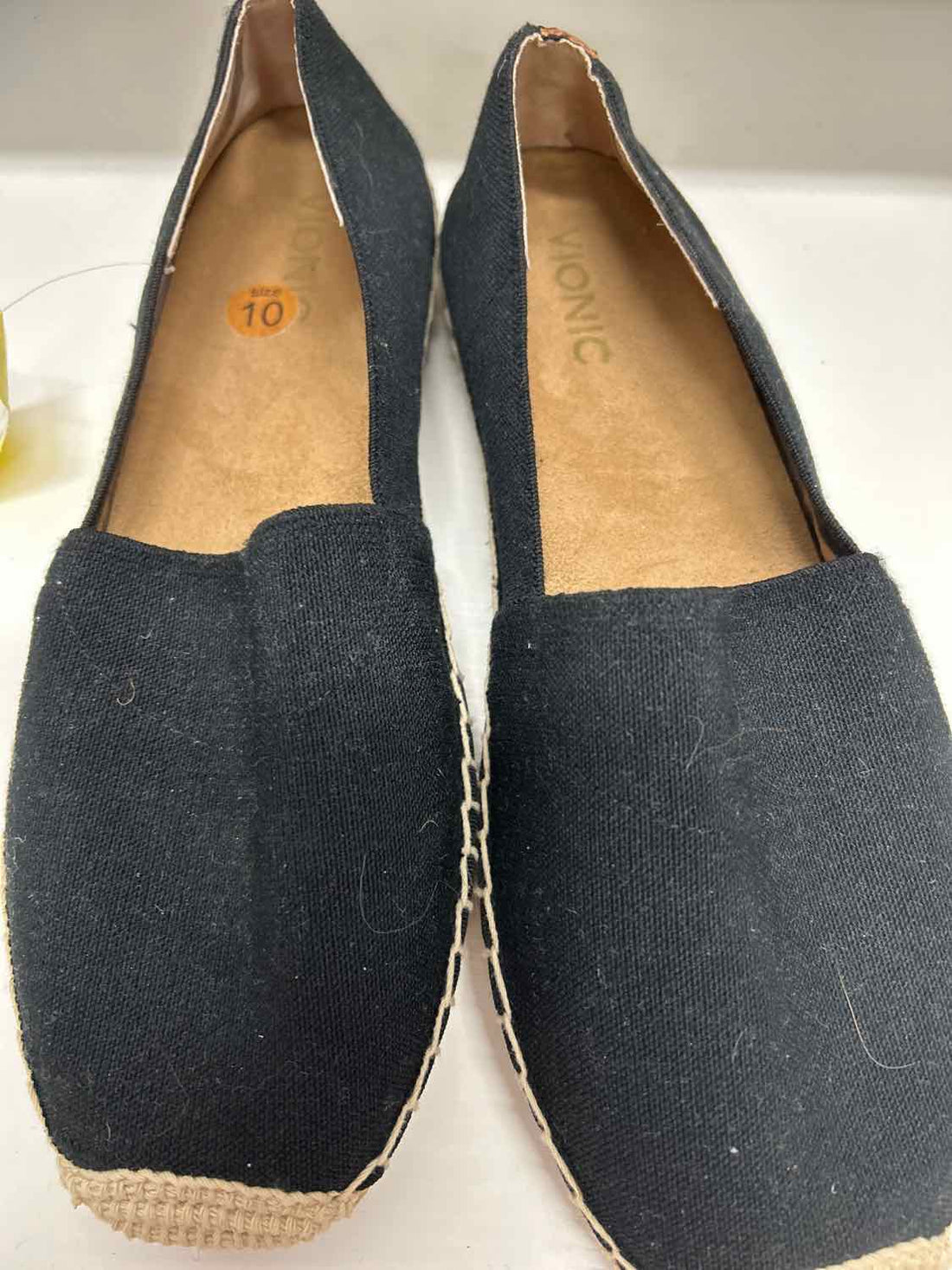 Vionic Women Size 10 Black Espadrilles