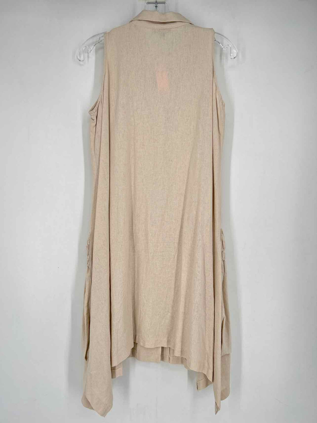 For Cynthia Size XS Beige Sleeveless Dress