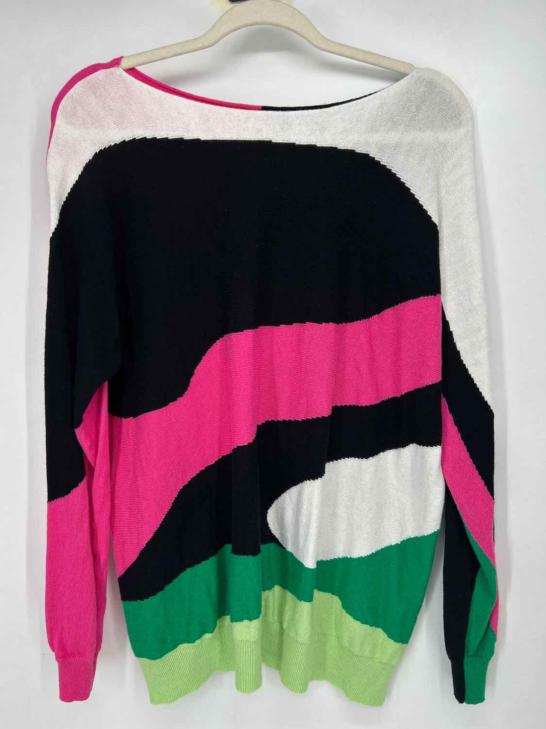 Zaket & Plover Size L Black pink & white print Sweater