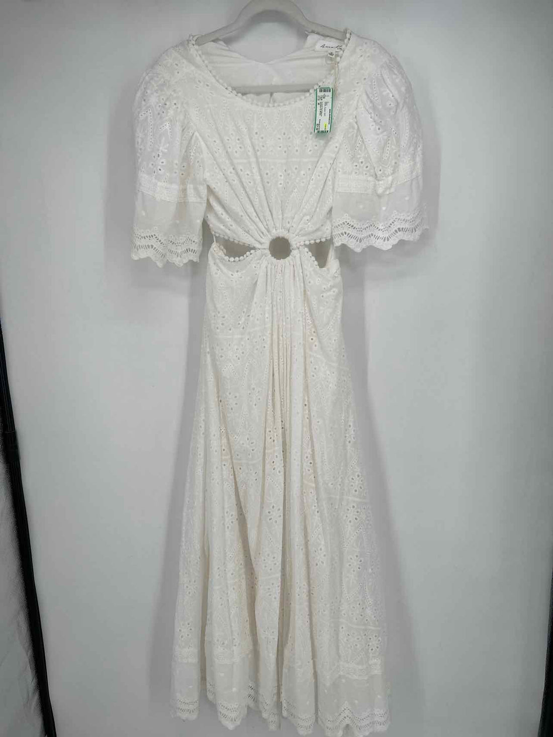 Amable by Mable Size M White Eyelet NWT Maxi