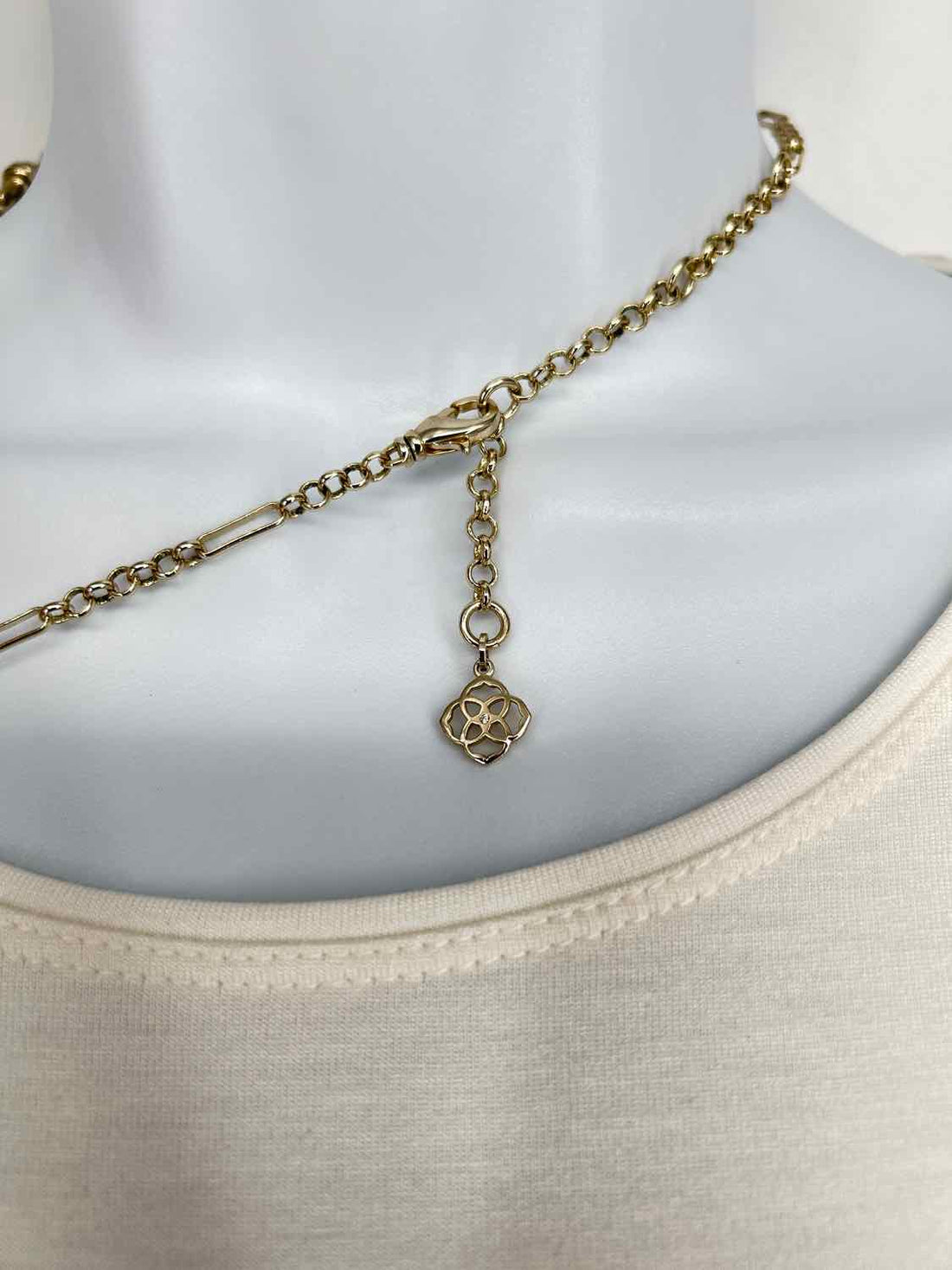 Kendra Scott Pink & orange Goldtone Necklace