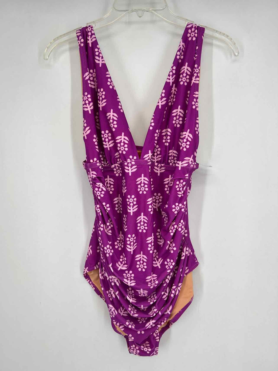 J Crew Size XXL Purple Print NWT Swimsuits