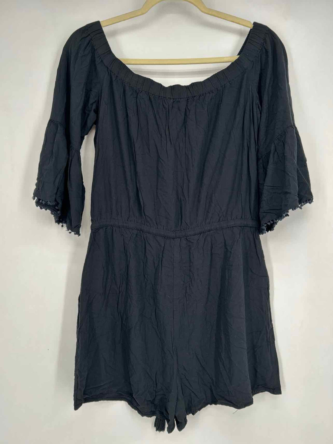 Loft Size MP Black Rompers