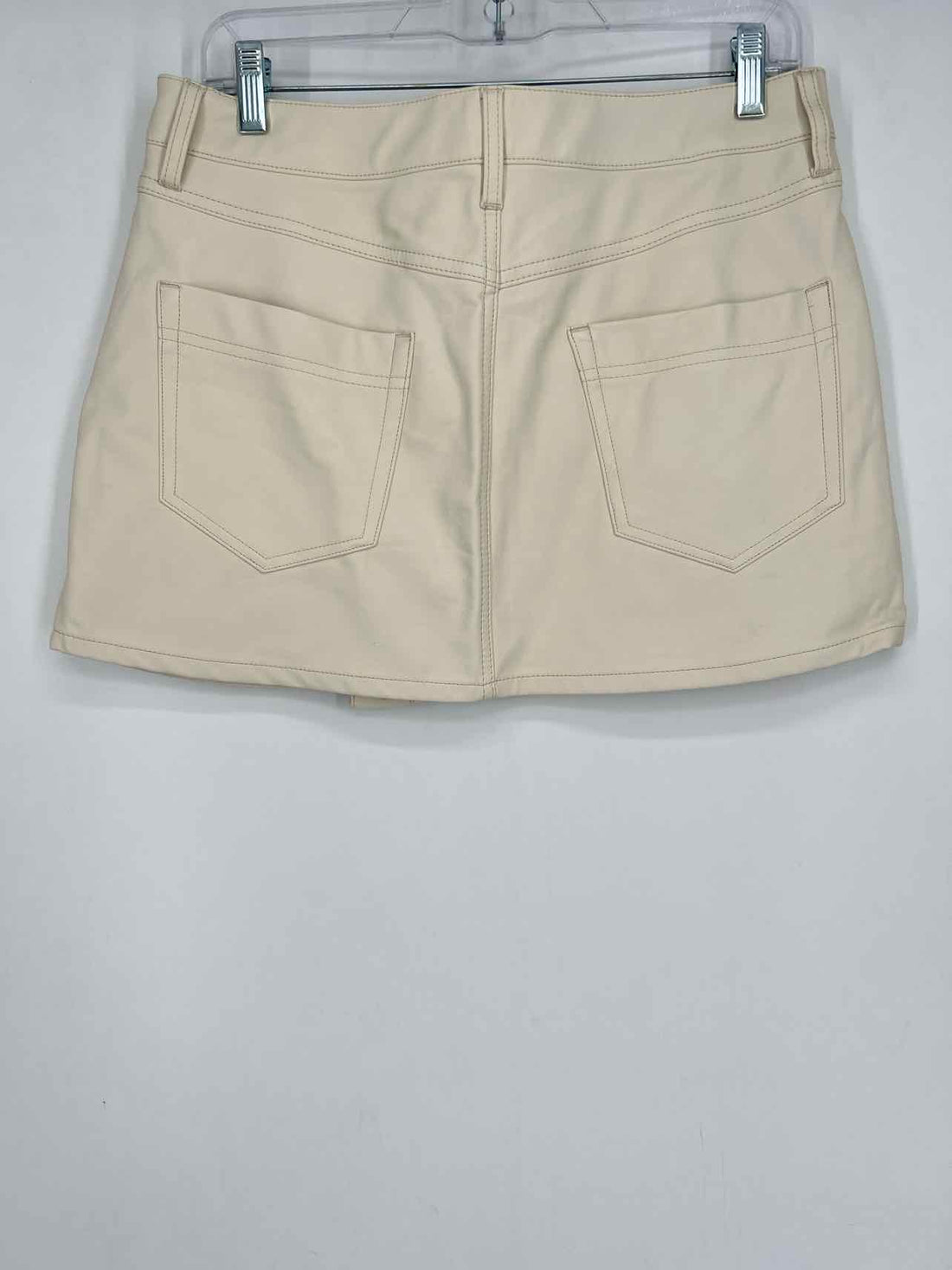 We The Free Size 29 Cream Faux Leather Skirts