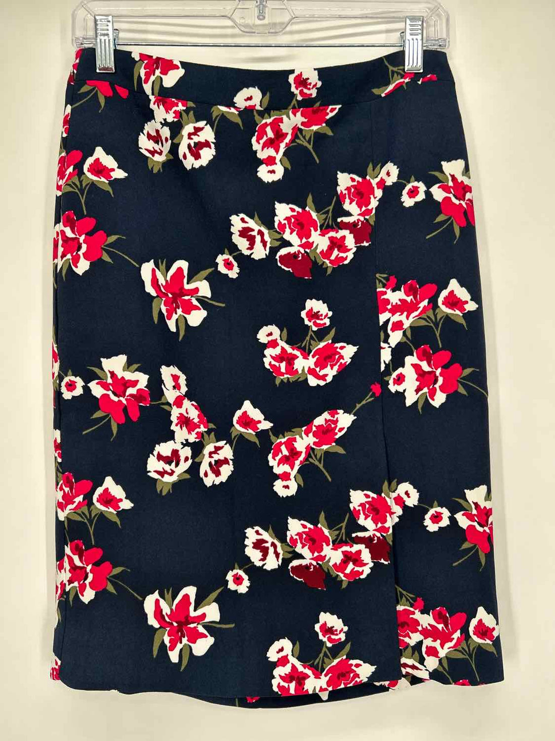 J Crew Size 4 Navy Floral Skirts